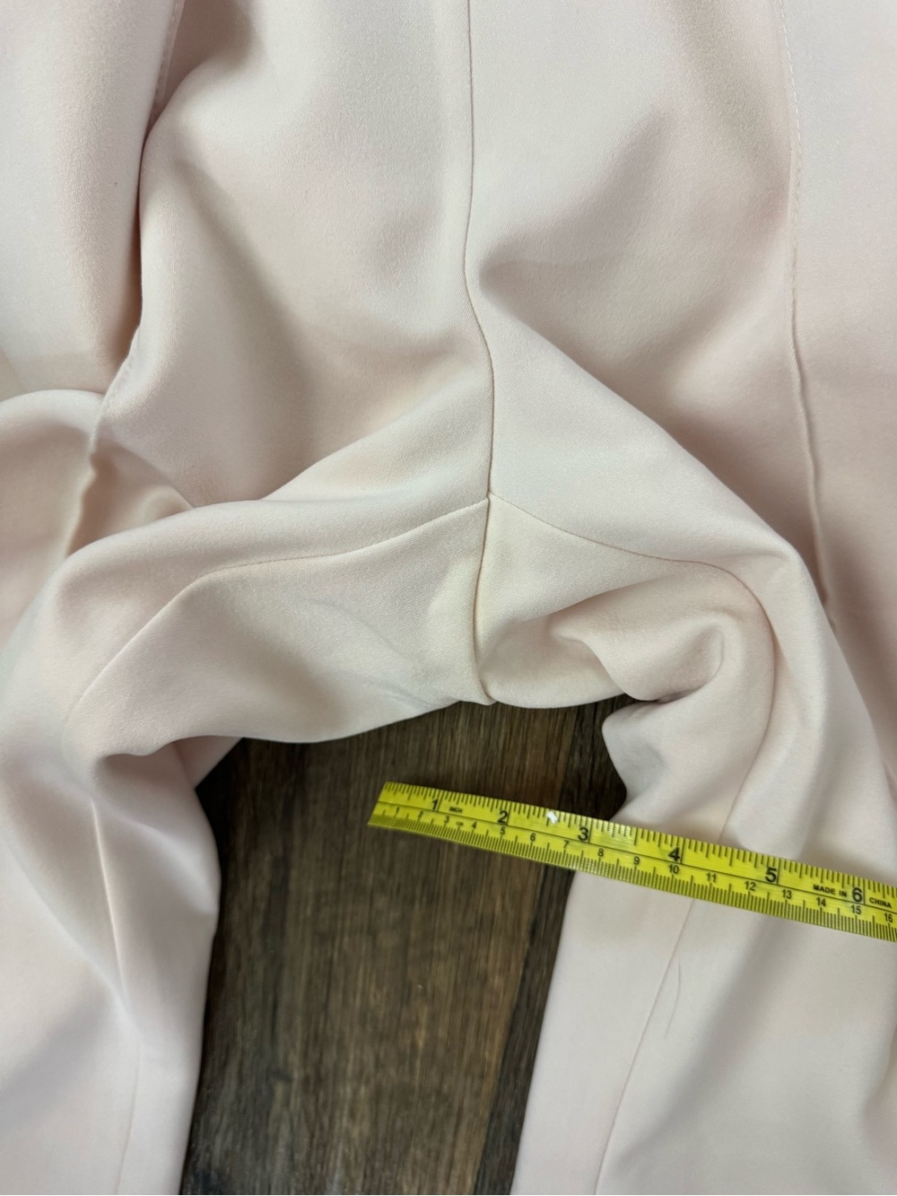 White House Black Market Women's High-Waist Wide-Leg Pants - Light Blush 8 - Picture 6 of 8
